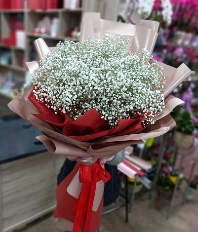 Букет цветов из: Гипсофила в Удобной Краснодарский край