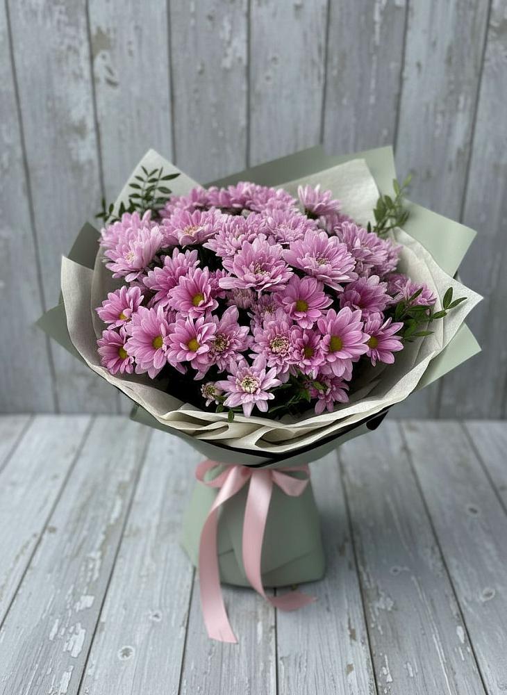 Букет цветов из: Хризантемы в Удобной Краснодарский край