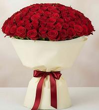 Букет 101 Красная роза Милано в Удобной Краснодарский край