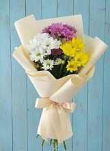 Букет цветов из:  Хризантемы в Удобной Краснодарский край