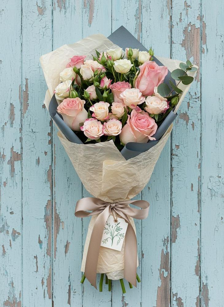 Букет цветов из: Розы в Удобной Краснодарский край