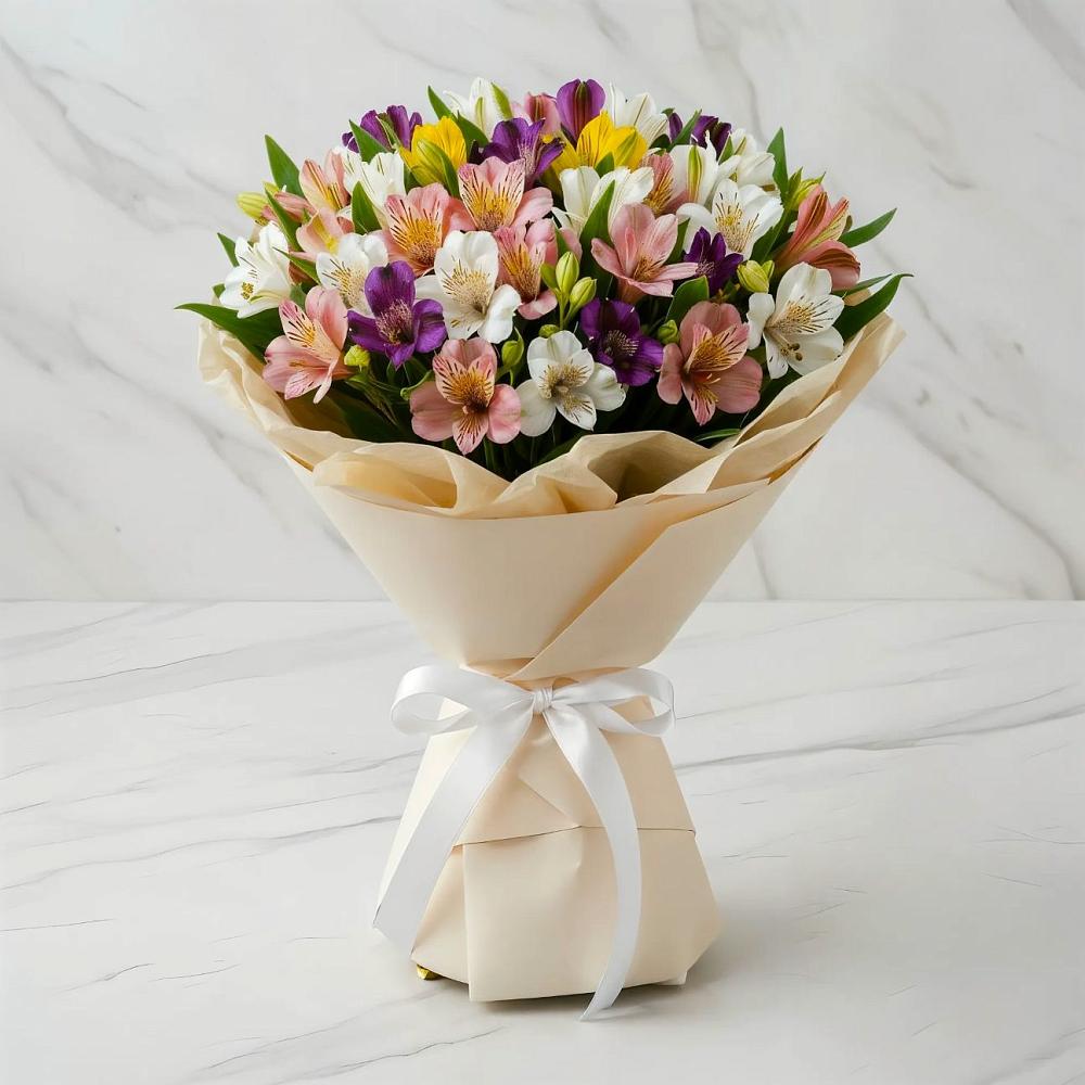 Букет цветов из: Альстромерии в Удобной Краснодарский край