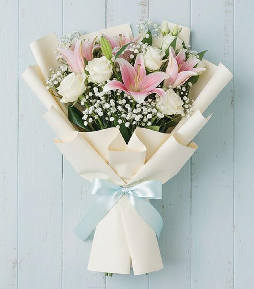 Букет цветов из: Лилии в Удобной Краснодарский край