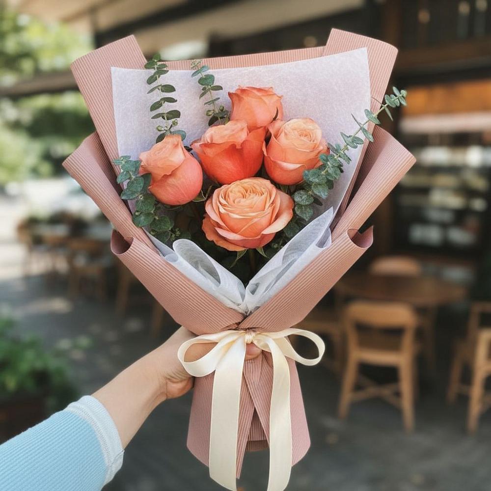 Букет цветов из: Розы в Удобной Краснодарский край