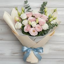 Букет цветов из:  Лизиантусы в Удобной Краснодарский край