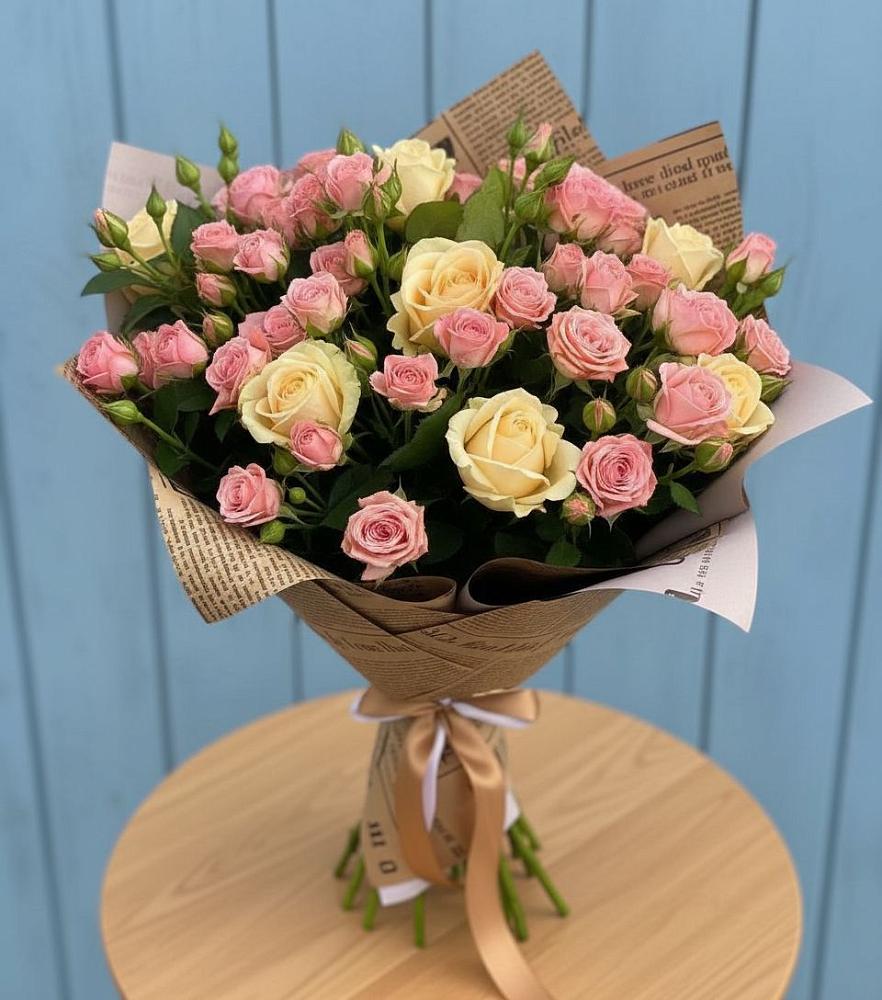 Букет цветов из: Розы в Удобной Краснодарский край