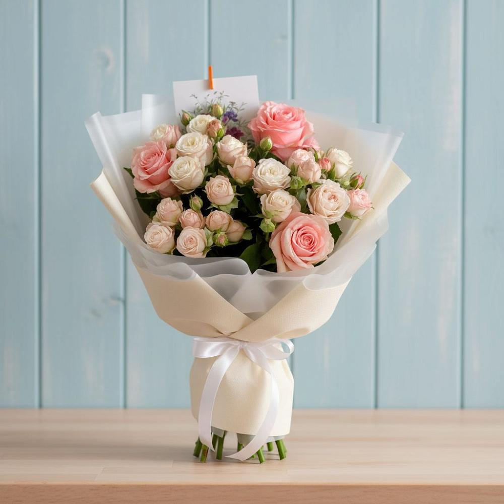 Букет цветов из: Розы в Удобной Краснодарский край