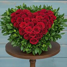 Цветочная композиция из Розы в виде сердца #REPLACE_PRED# Удобной Краснодарский край
