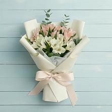 Букет цветов из:  Альстромерии #REPLACE_PRED# Удобной Краснодарский край