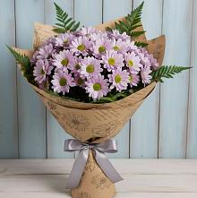 Букет цветов из:  Хризантемы в Удобной Краснодарский край