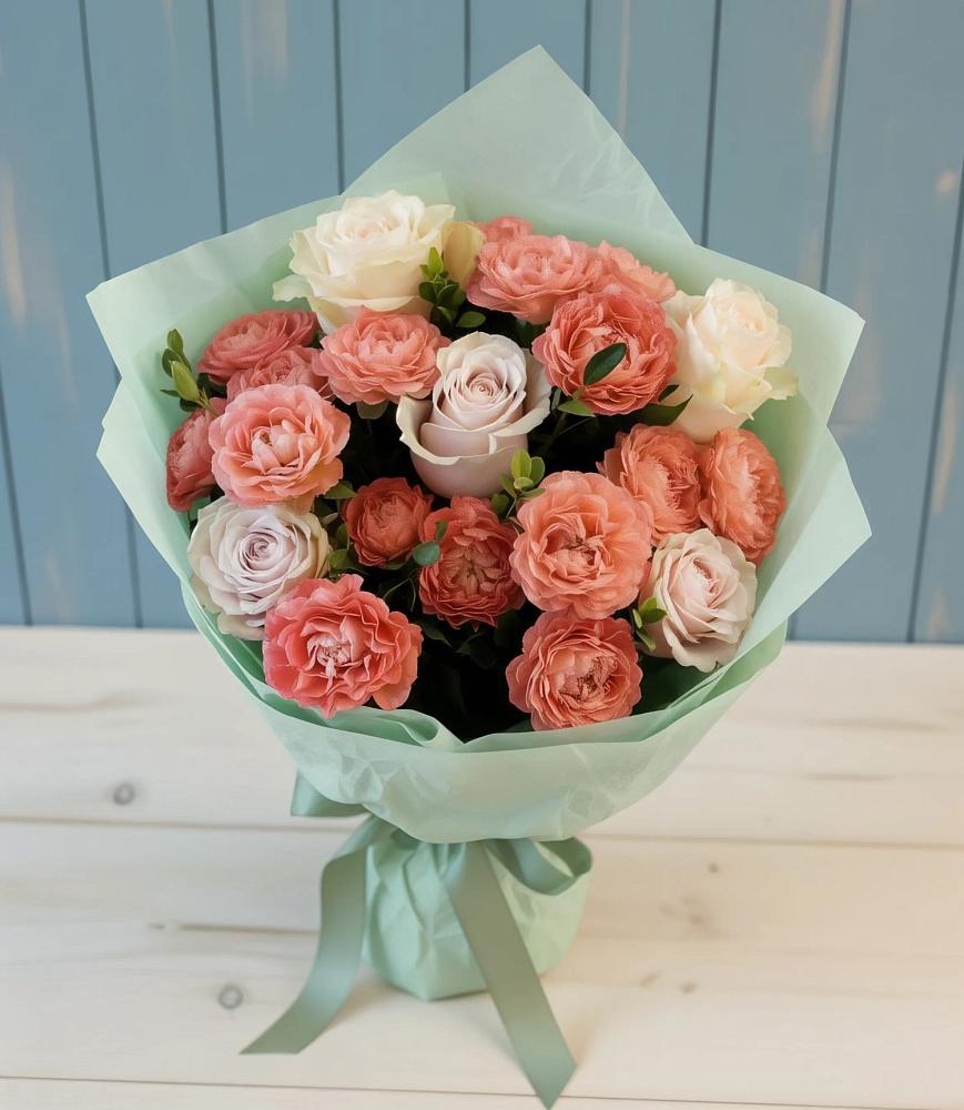 Букет цветов из: Розы в Удобной Краснодарский край