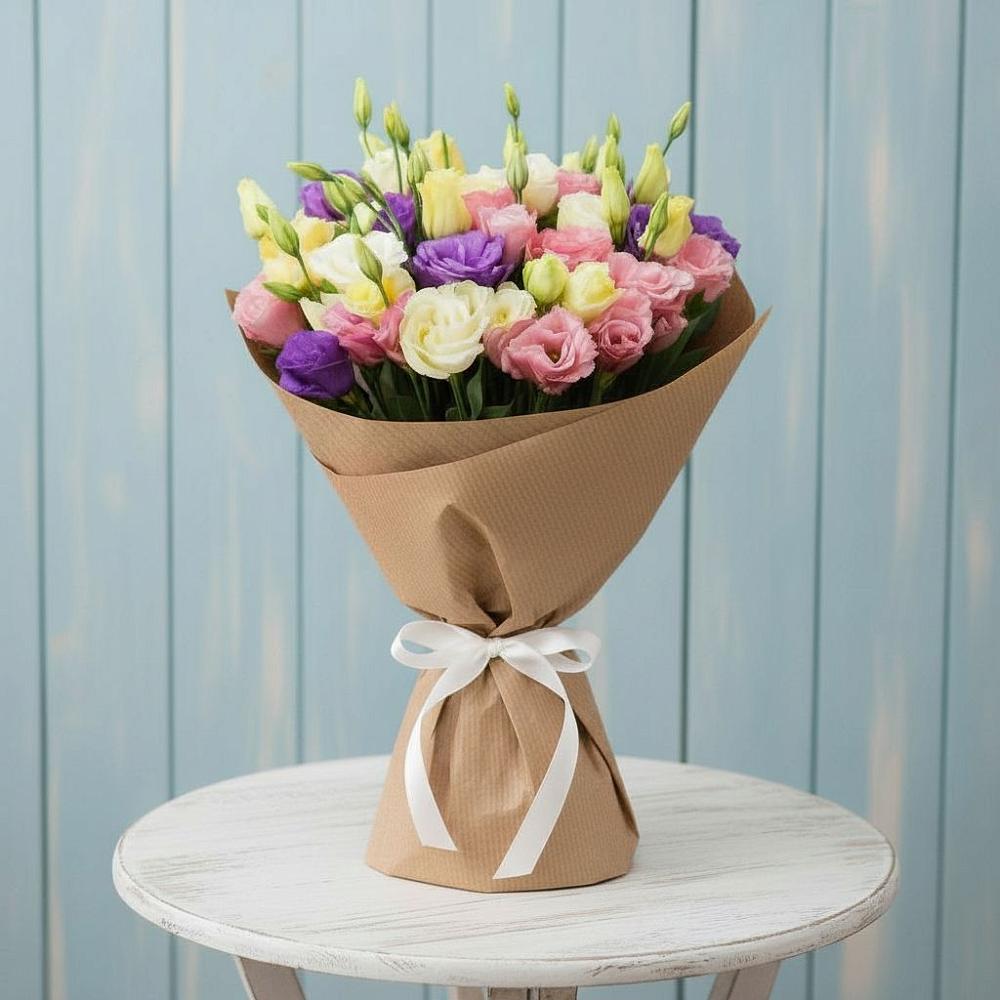 Букет цветов из: Лизиантусы в Удобной Краснодарский край