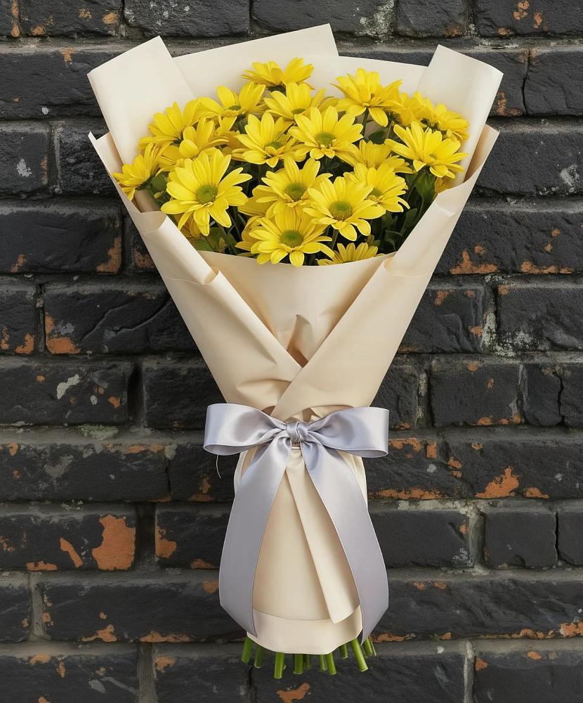 Букет цветов из: Хризантемы в Удобной Краснодарский край