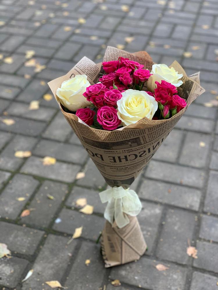 Букет цветов из: Розы в Удобной Краснодарский край