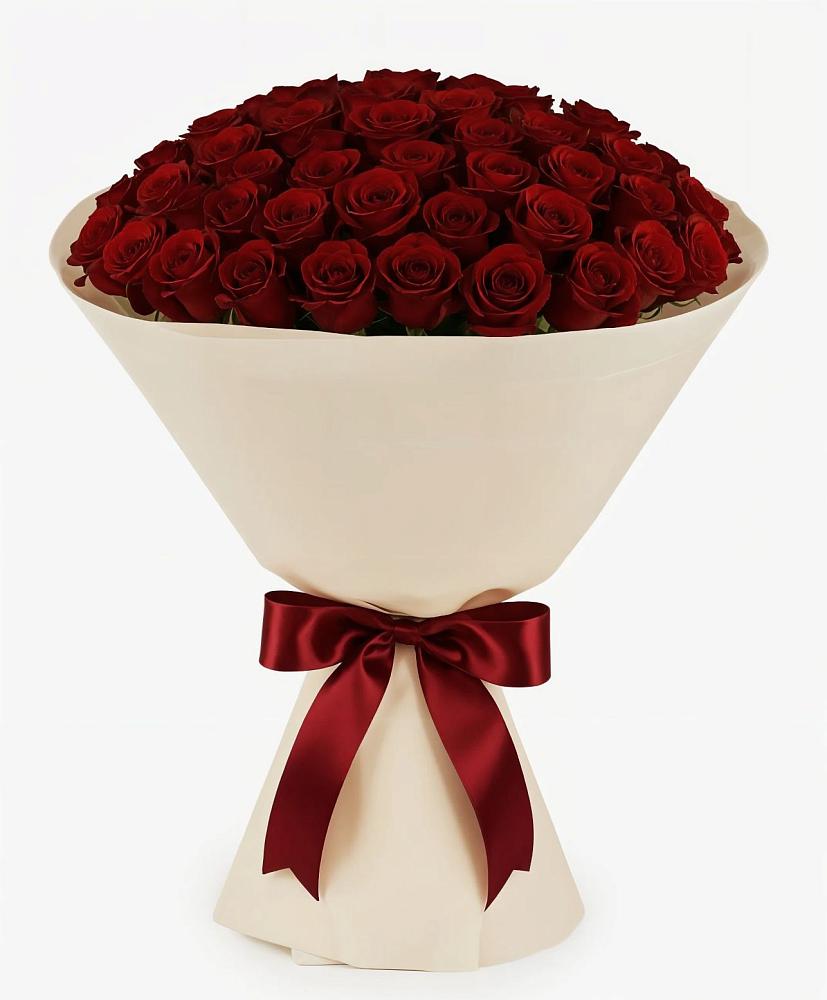 Букет 101 Бордовая роза Блэк Бакарра в Удобной Краснодарский край