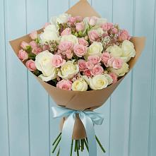 Букет цветов из:  Розы в Удобной Краснодарский край